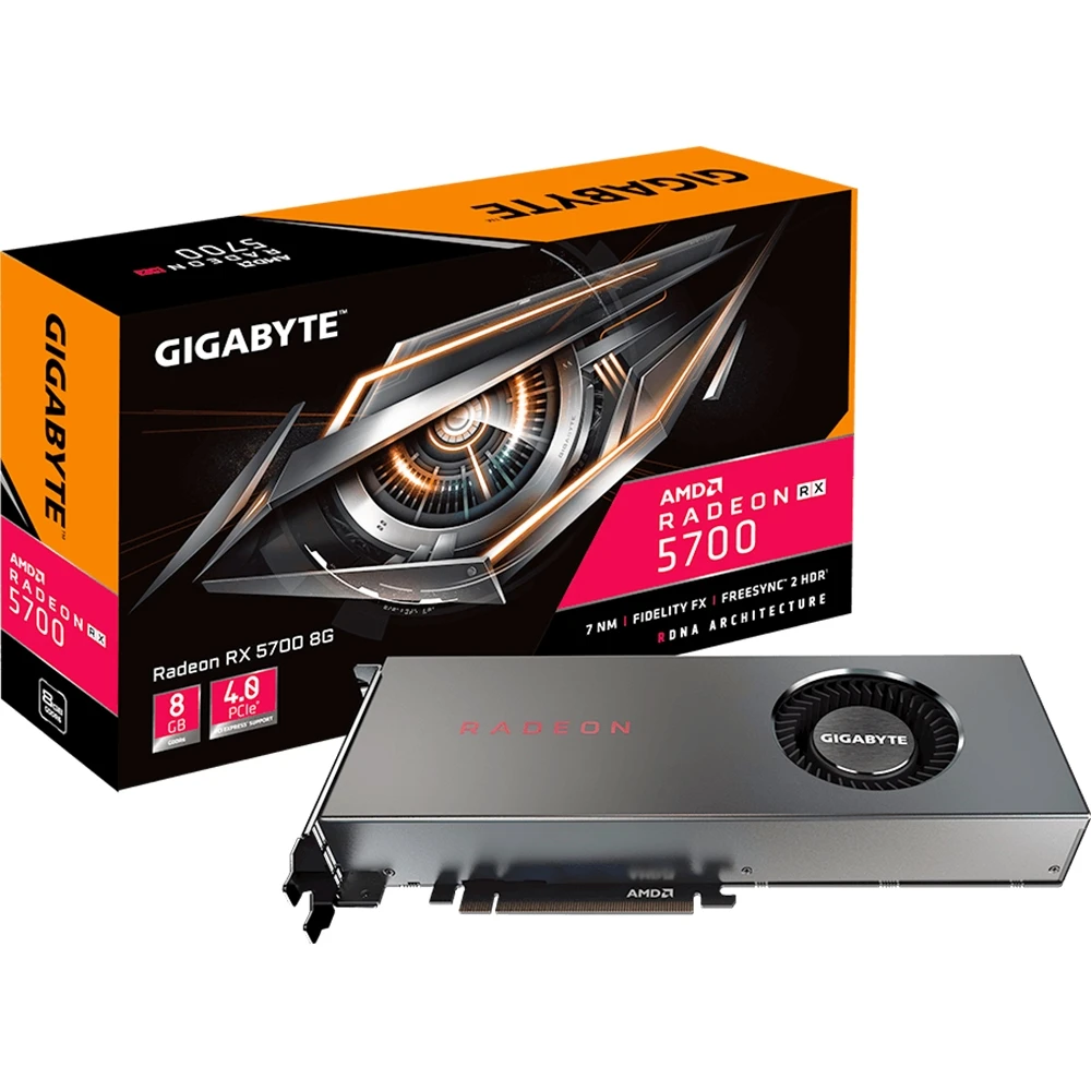 Видеокарта Gigabyte AMD Radeon RX 5700 1725MHz 8192MB 14000MHz 256 bit RTL [GV-R57-8GD-B]