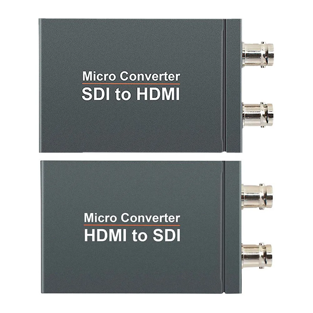 SDI к HDMI/HDMI к SDI с питанием мини 3g HD SD-SDI видео микро Конвертер адаптер с аудио Автоматическое определение формата для камеры