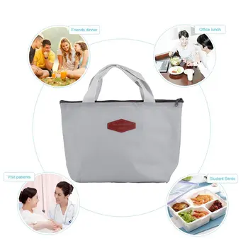 

Fashion Solid Colors Candy Insulated Tinfoil Aluminum Cooler Thermal Picnic Lunch Bag Waterproof Travel Tote Box