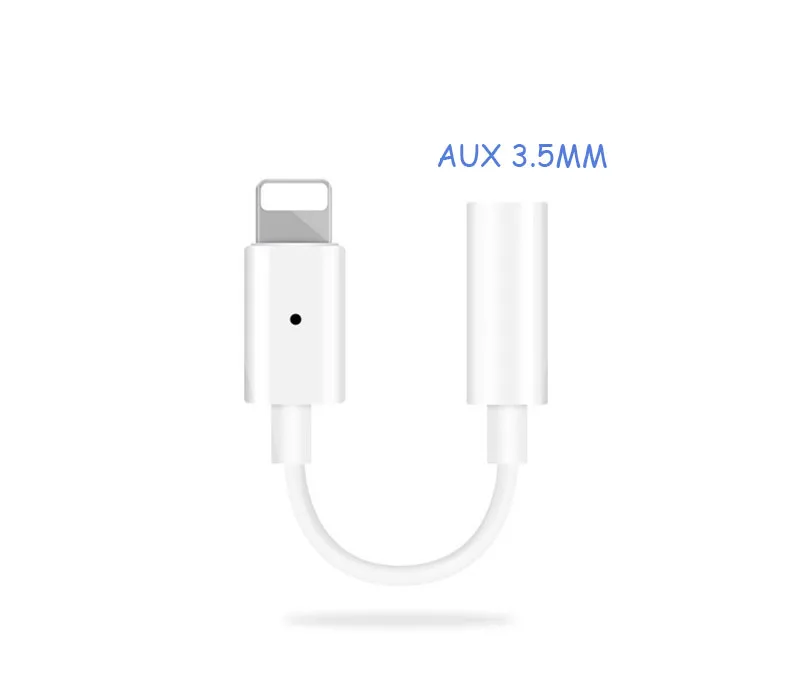 Headphone adapter audio converter is suitable for iphone headset conversion line mobile phone line control adapter
