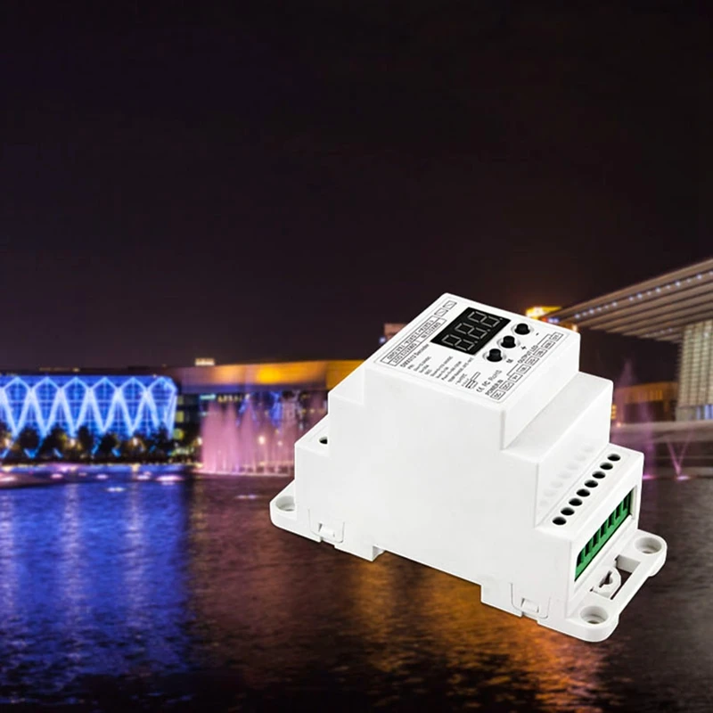 Акция Bc 835 Din Rj45 Dc12 24V вход 5А X 5Ch выход din рейка Cv ШИМ Dmx512/1990 Декодер контроллер для