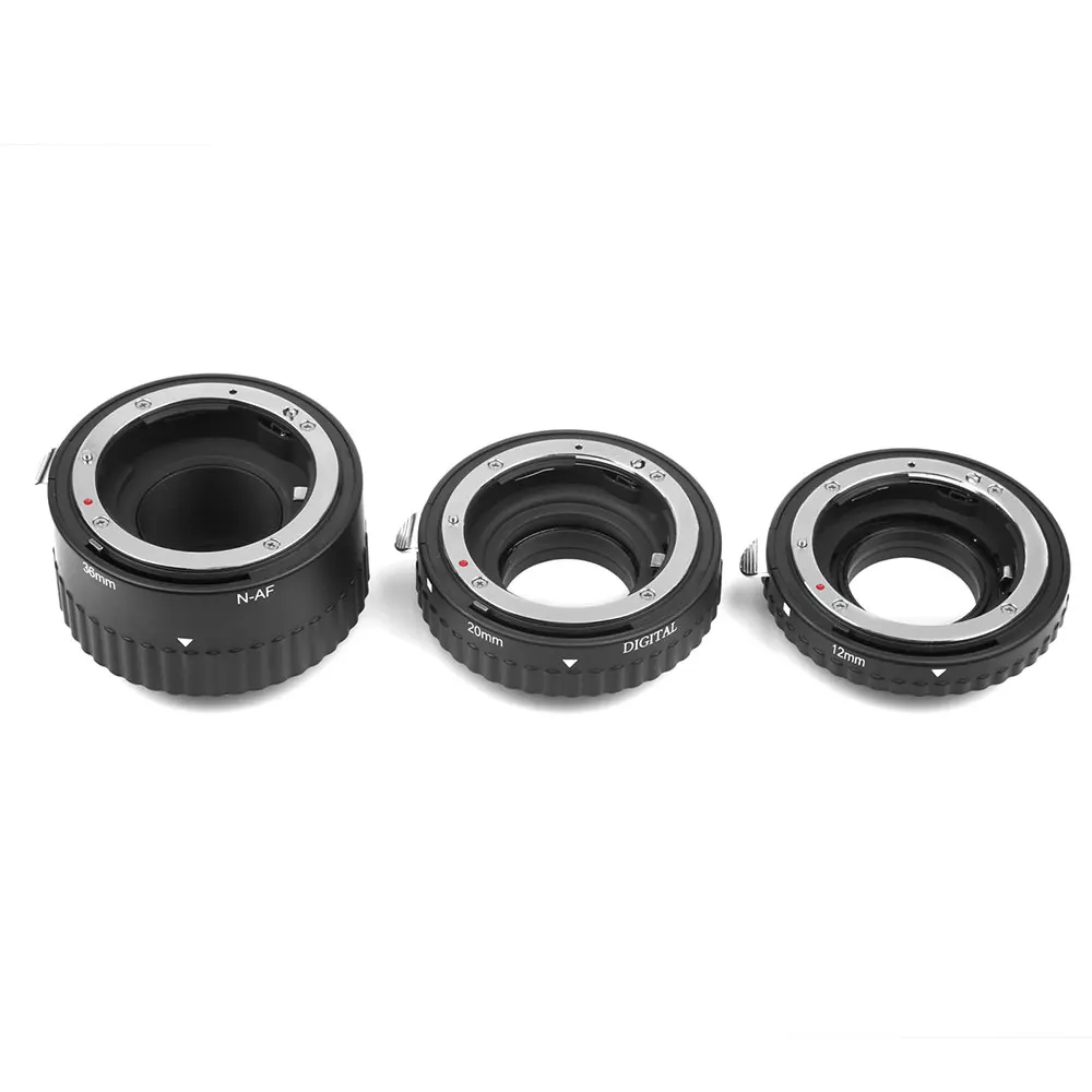 Макроудлинительное кольцо для камеры Nikon D7200 D5600 D5500 D5300 D3400 D3200 D3100 D7100 D90 D60 AF AF-S