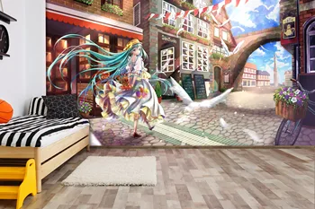 

[Self-Adhesive] 3D Hatsune Miku 41768187 Japan Anime Wall Paper mural Wall Print Decal Wall Murals