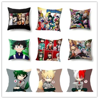 

1PC Cartoon New My Hero College Home Decoration Products Pillow Cover (without pillow core)