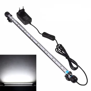 

US Plug LED Aquarium Lights, Sink Lights Diving Glass Lights Mini Fish Tank Waterproof Lights Decorative LED Aquarium Lights(Whi
