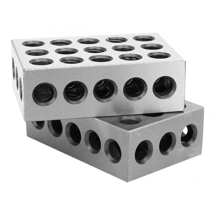Параллельный зажимной блок 0,0003 дюймов высокая точность 2x4x6 ''блоки 23 Отверстия параллельный зажимной блок фрезерный инструмент