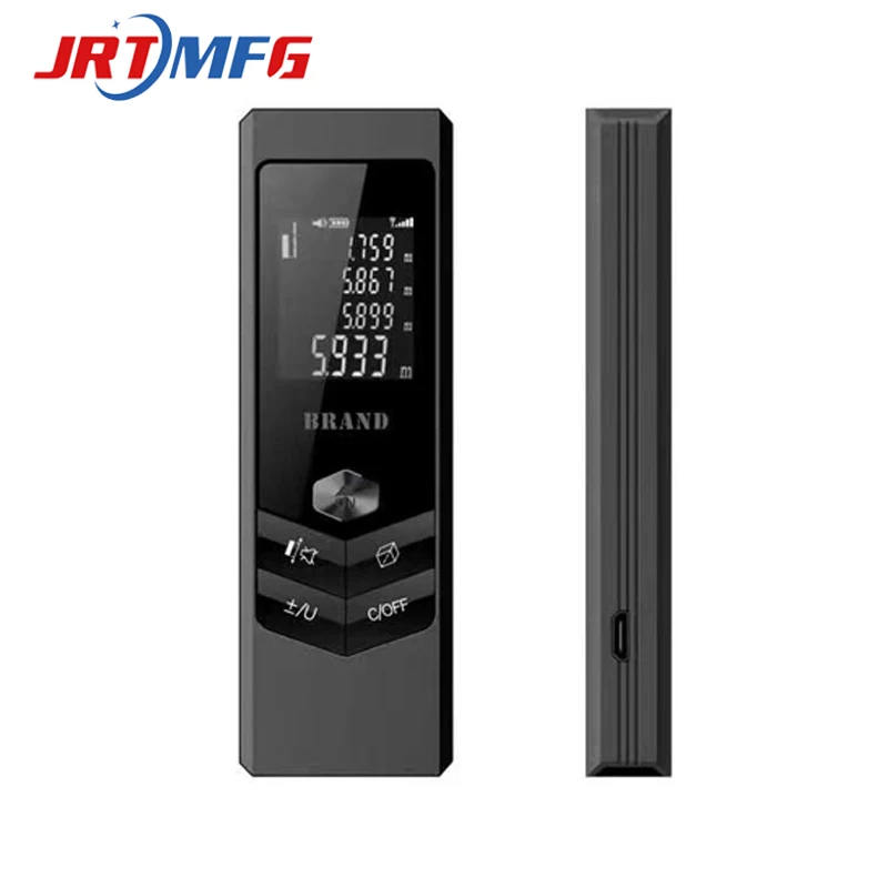 Лазерный дальномер JRTMFG двухсторонний строительный инструмент алюминиевый сплав