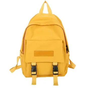 

NEW Women Backpack Candy Color Canvas Bag Casual Girls Backpack Preppy Style Teenage School Bag Bagpack Backbag Female