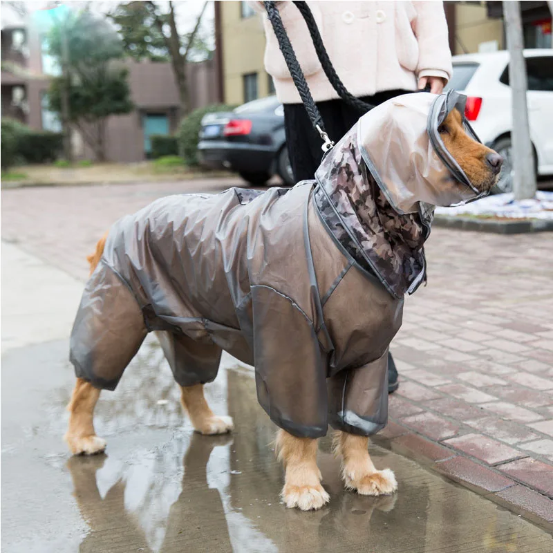 Tanio Odkryty duży pies płaszcz przeciwdeszczowy
