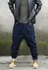 Men Jeans Denim Cross-Pants Low Crotch Jeans Fat Baggy Jeans Pants Feet Harlan Pants Size 28-42 3