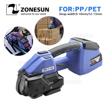 ZONESUN OR-T 130 328 на батарейках автоматический фрикционный сварной комбинированный инструмент для ПЭТ ПП обвязки