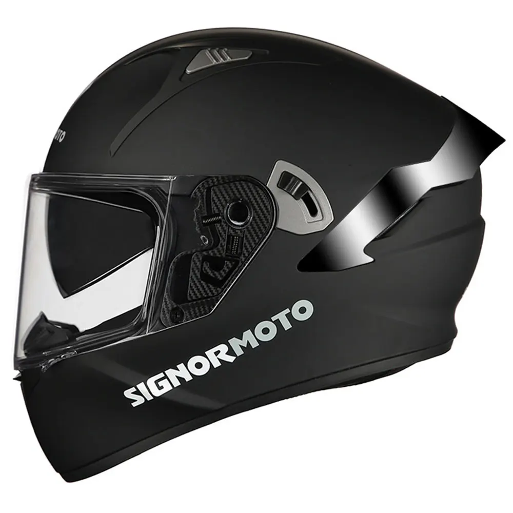 

SignorMOTO мотоциклетный шлем Для мужчин полный уход за кожей лица шлем мото для верховой езды из АБС-пластика Материал мотокросс шлем мотоцикл Casco мото в горошек M-3XL