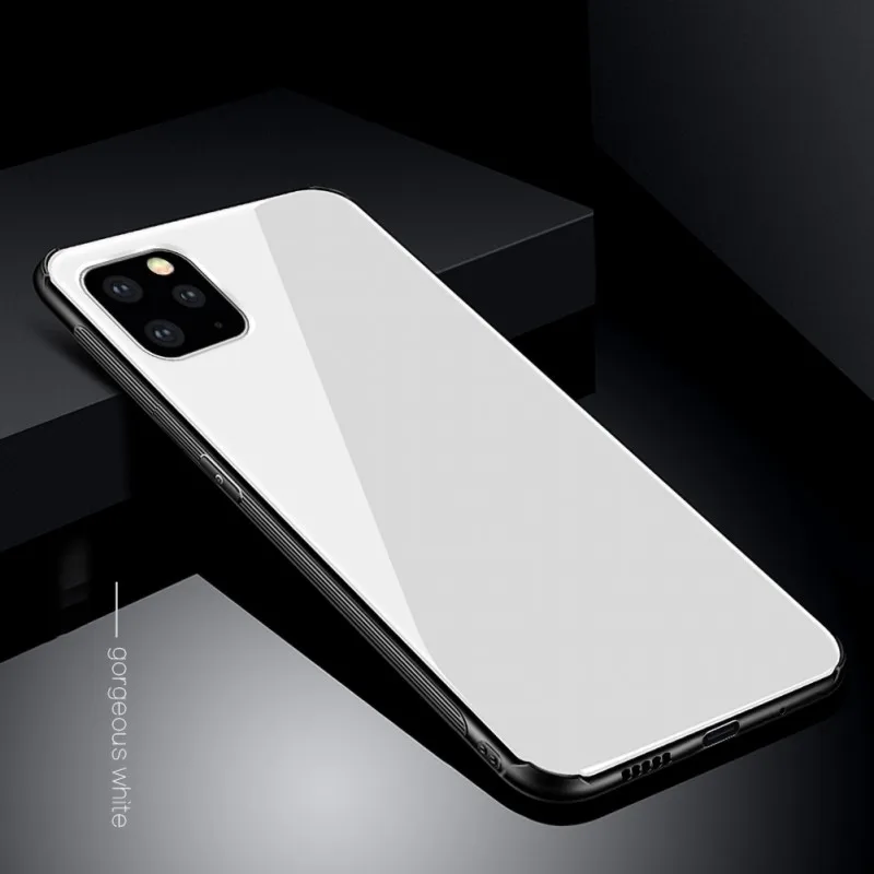 Женский чехол из закаленного стекла для IPhone 11, модная простая карта памяти Ultr - Цвет: 5.5 inch