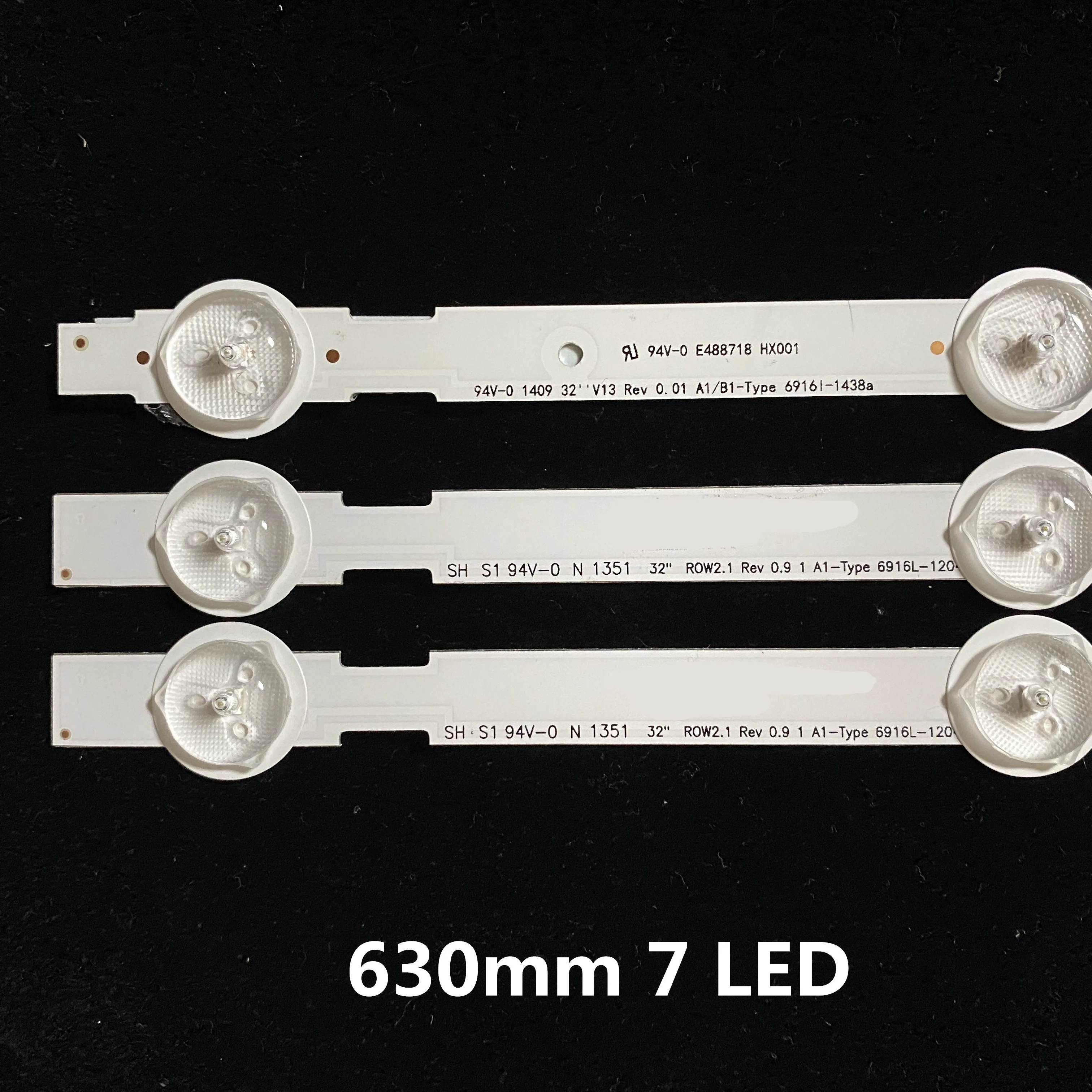 630 мм 7 светодиодный фонарь с подсветкой для LG 32 ''TV 32ln541v 32LN540V 6916L 1437A 1438A 1204A