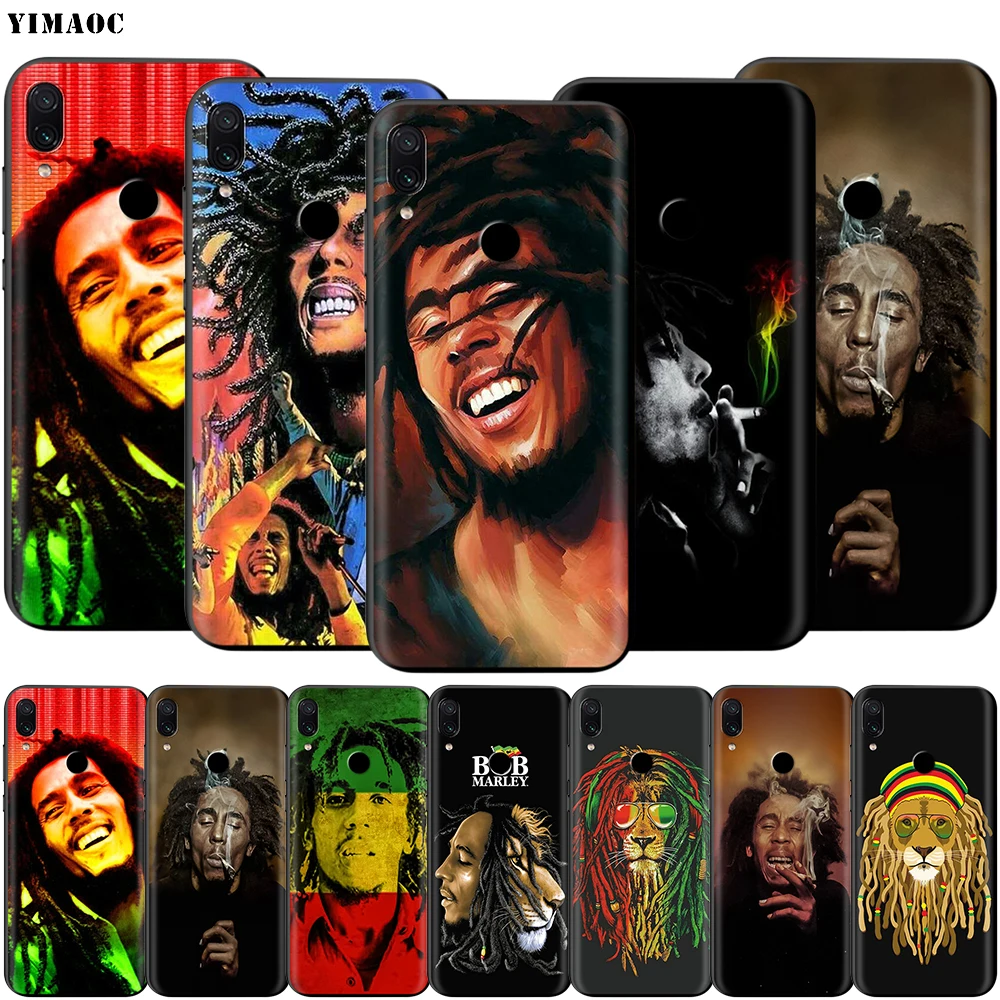 Чехол Bob Marley для Xiaomi Redmi Note 4 4x 4a 5 5a 6 8 8A MI 9 9s 10 8T K30 Pro Max Lite Plus | Мобильные телефоны и