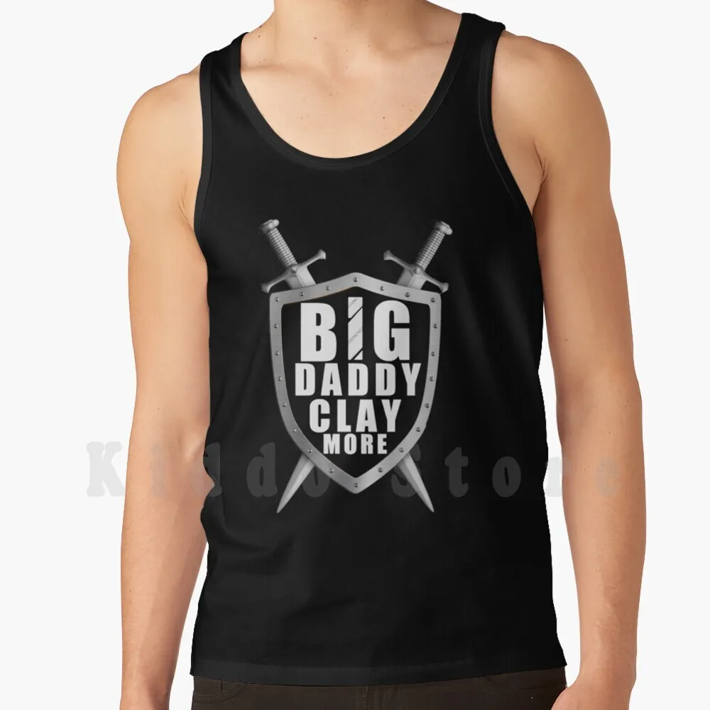 Big Daddy Claymore Canotte Gilet 100% Cotone Claymore Big Daddy Claymore Drew Galloway Drew Mcintyre Drew Mcintyre