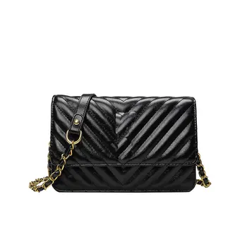 

Designer Quilted Shoulder Bag Chain Mini Flap Crossbody Bag Handbag for Women &Girls Fashion