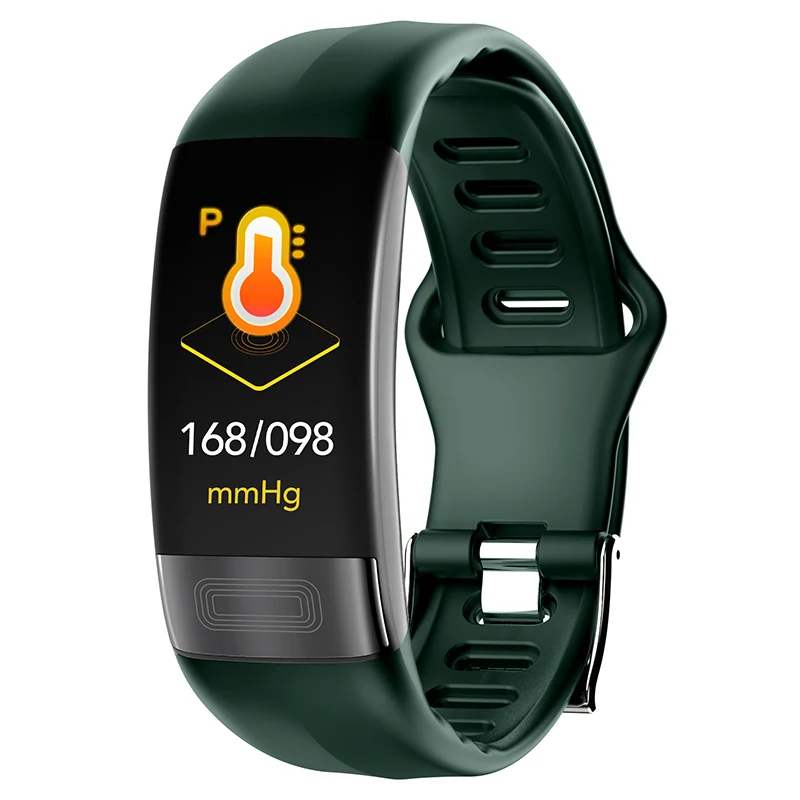 Smartband Green MKS смарт-браслет PPG ECG HRV кровяное давление пульсометр фитнес-браслет трекер активности браслет для здоровья для Android ios - Цвет: Smartband Green