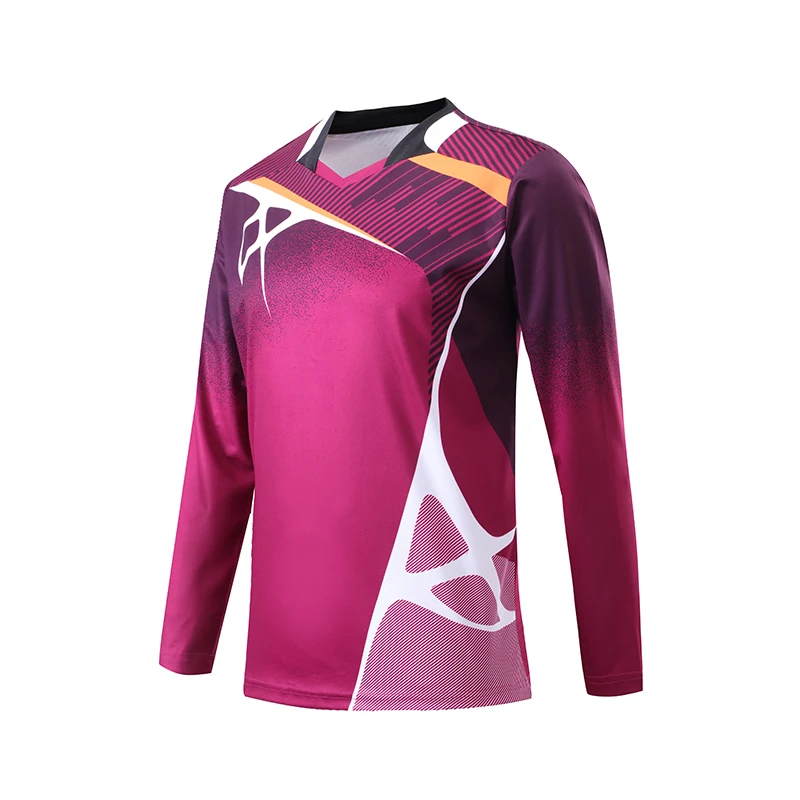 HOWE AO Осенняя зимняя мужская/женская футболка для бадминтона, быстросохнущая дышащая Спортивная длинная рубашка для волейбола, теннисная рубашка с длинными рукавами