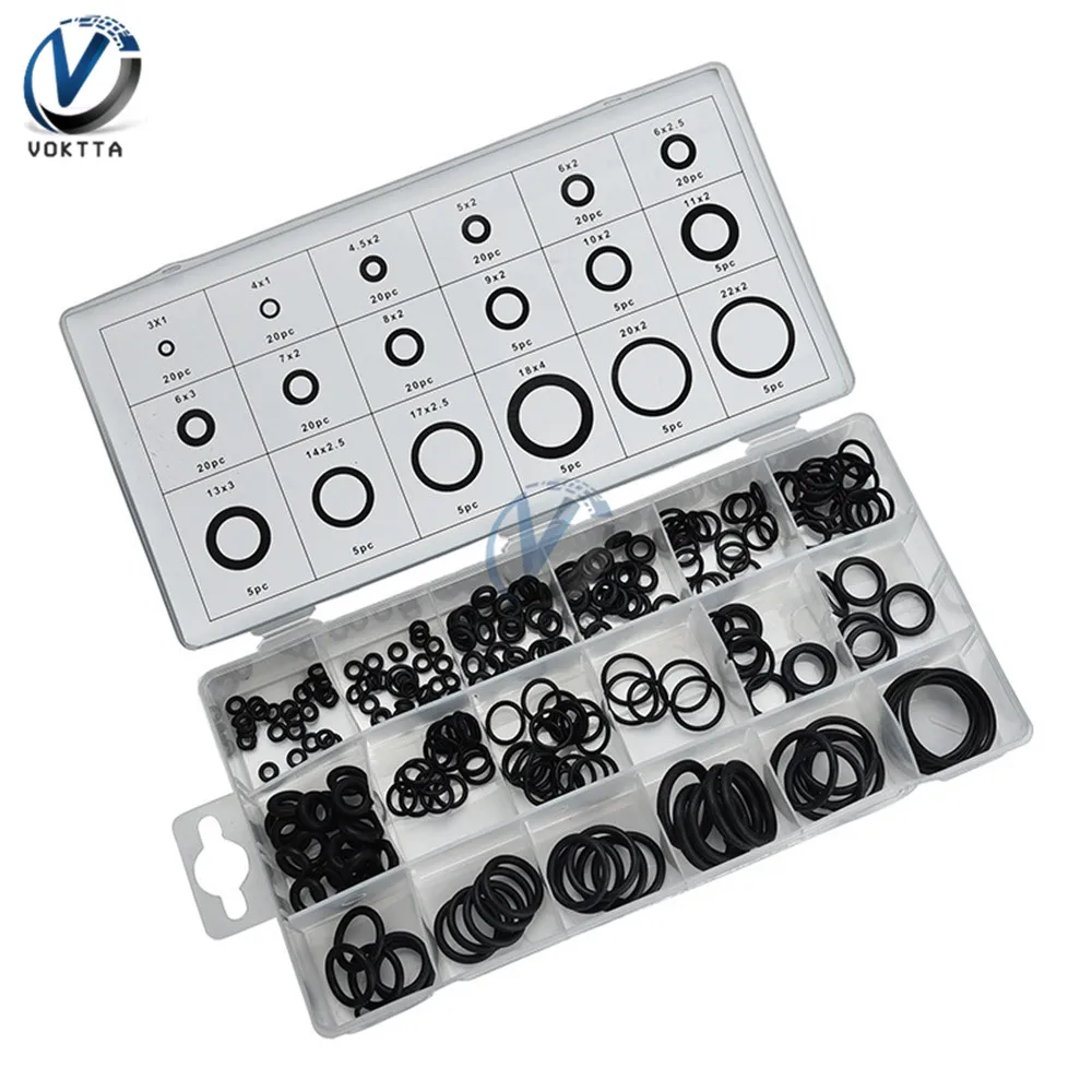 Rubber O Rings Kits 279PCS 18 Sizes Nitrile Rubber O-Ring - China