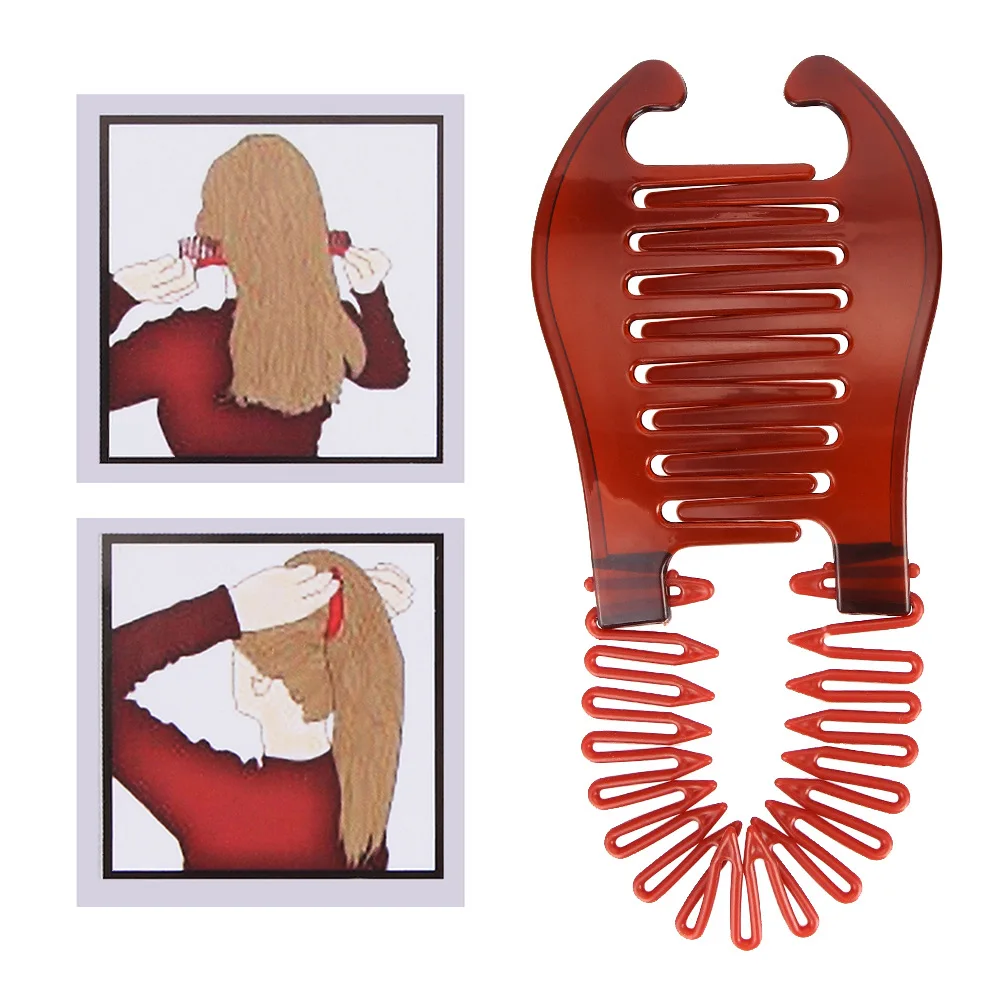 

Hair Styling Comb Hair Tying Device Personal Hair Tool Interlocking Side Hair Comb Hairdressing Tool
