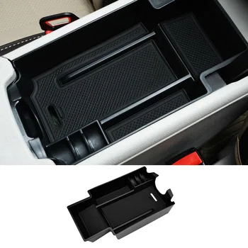 

Car Armrest Storage Box Tray Non-slip For Mercedes-Benz A-Class B-Class GLA CLA 21*12.5*5cm Black ABS Plastic Car Storage Boxes