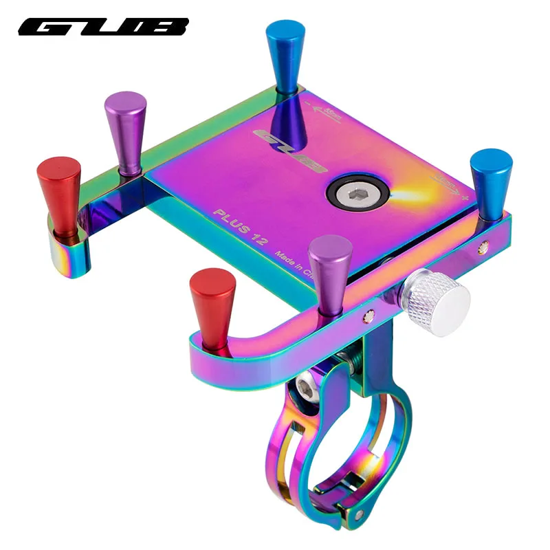 

GUB 360 Degree Rotation Bicycle Phone Holder Aluminum Alloy MTB Phone Stand Adjustable Bike Phone Holder Bicycle Accessories