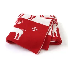 Новогоднее красное одеяло, одеяло для новорожденных, супер мягкое одеяло, пеленка для младенцев, детская одежда для ежемесячного сна, постельные принадлежности для малышей