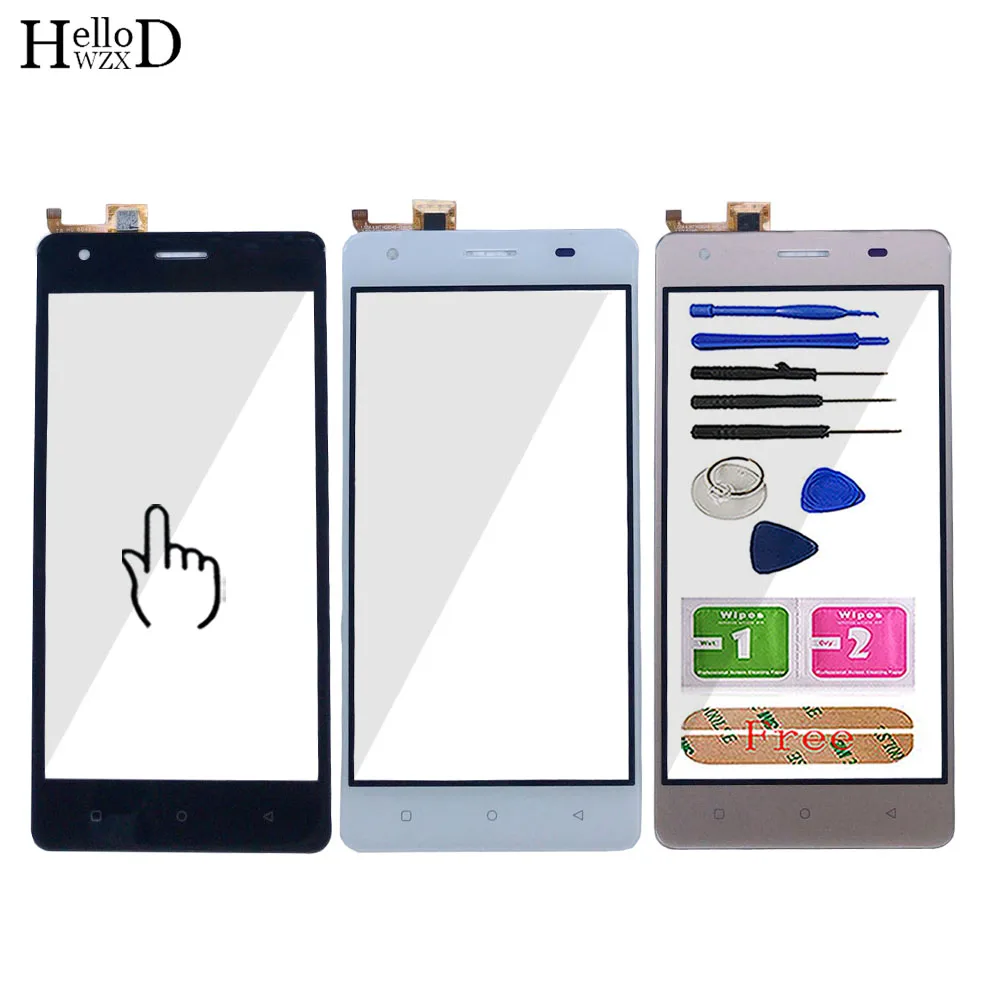 

Mobile Touch Screen For JUST5 Freedom M303 Touch Screen Panel Lens Glass Screen TouchScreen Parts Tools 3M Glue Wipes