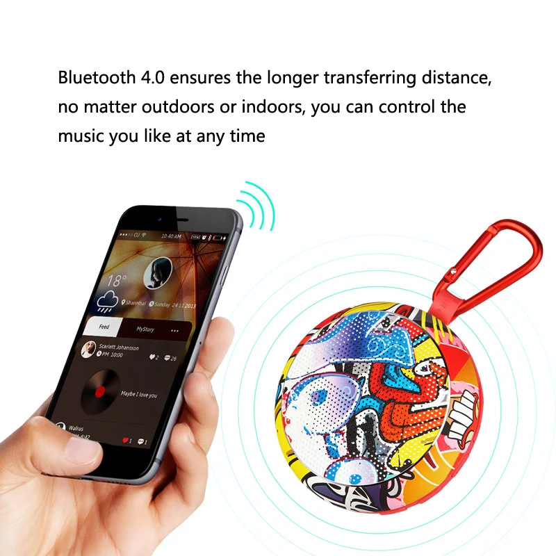 MIFA F1 Bluetooth Speaker Wireless Portable Speaker Light weight Outdoor speaker waterproof IPX4
