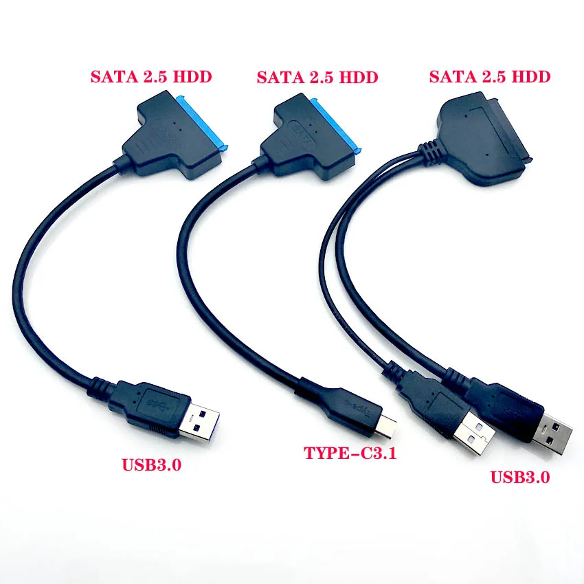 22 контактный разъем SATA III для USB 3,0 2,5 дюймов Жесткий диск Кабельный адаптер-переходник UASP для 2," ноутбука жесткий диск SSD