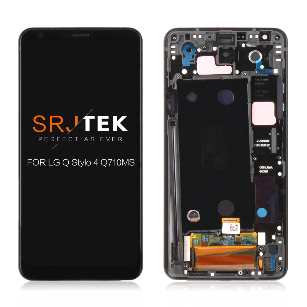 

Tested 6.2'' For LG Q Stylo 4 Q710 LCD For LG Q710 Display Panel Touch Screen Digitizer Sensor Glass Frame Q710MS Q710CS Display
