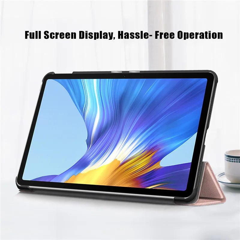 Для Huawei MatePad 10 4/Honor V6 чехол BAH3 W09 AL00 PU кожаный для Pro 8 Чехол Smart в виде ракушки +