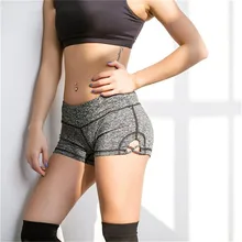 CKAHSBI женские обтягивающие спортивные шорты для йоги, облегающие Повседневные Шорты Для спортзала, шорты для бега, повседневные эластичные шорты с высокой талией, однотонные шорты с вырезами, Mujer