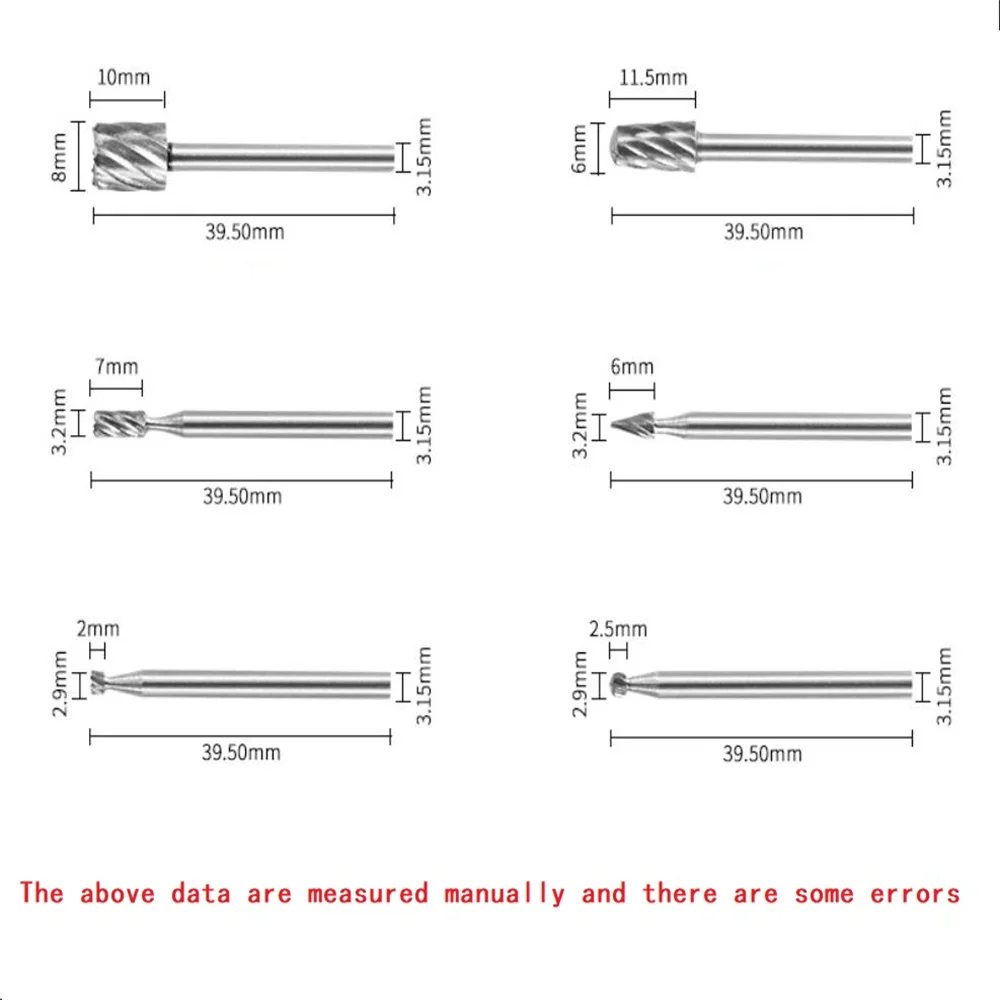 Рисунок 2 - набор фрез для дрели из быстрорежущей