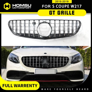 

GT Style grill for S Coupe W217 2015-2019 GT style Grille for Mer-cedes be-nz W217 2015-2019 Replacement Racing Grille