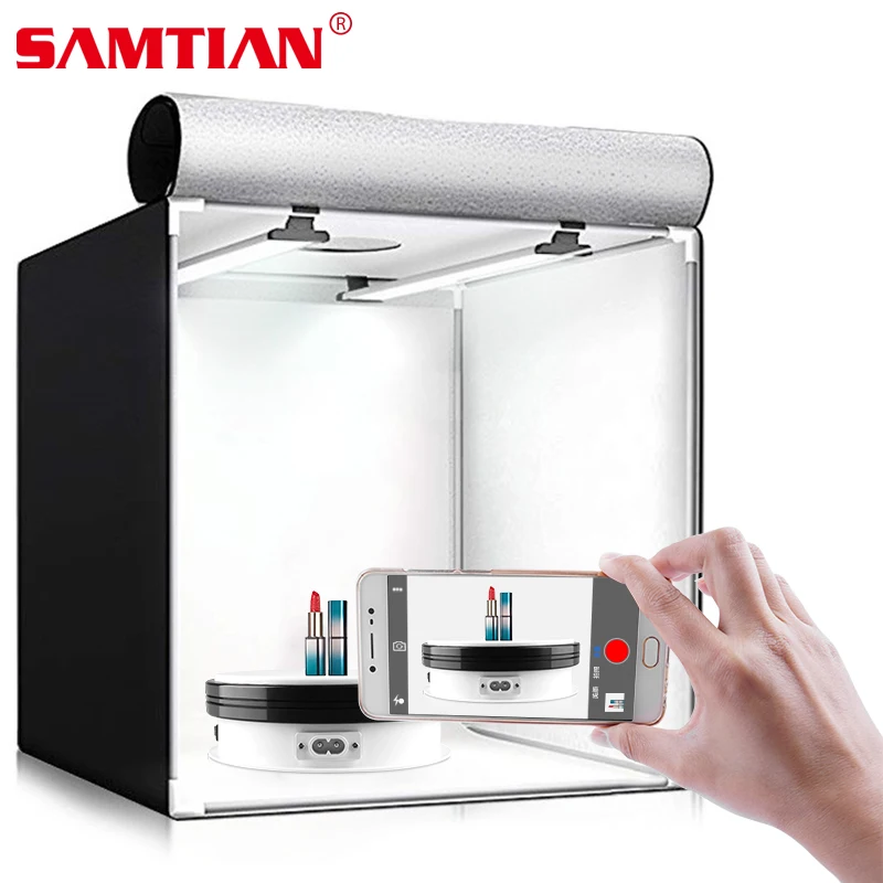 SAMTIAN Light Box 40CM Photo box Fold softbox tent With 3 Colors