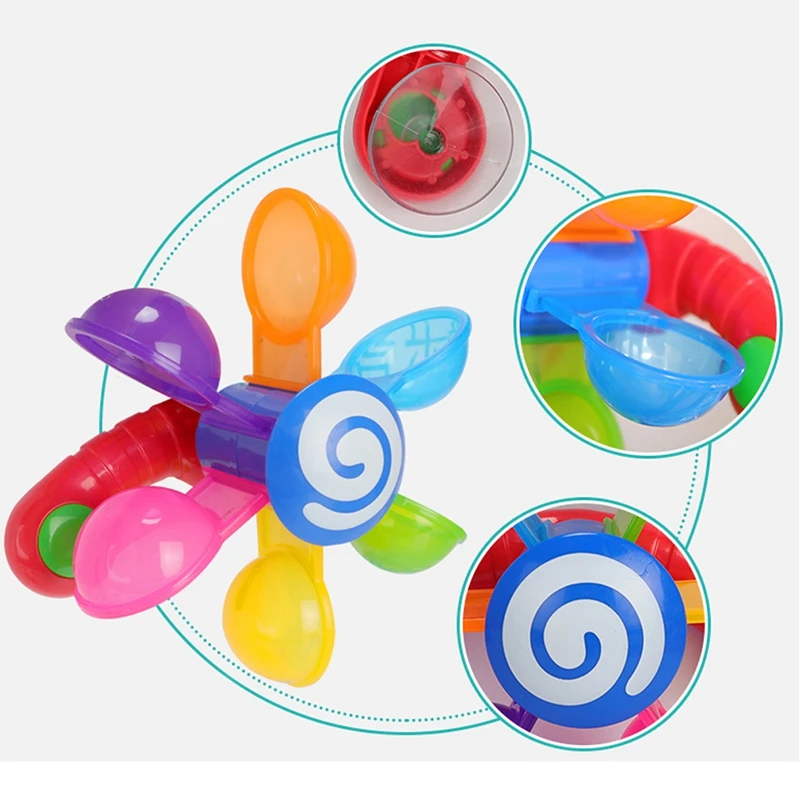 Детские Игрушки для ванны, мини-ветряная мельница для купания в ванной, игрушки для купания, детские летние игры для бассейна