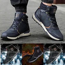 Повседневные мужские кроссовки года с модными ремешками с высоким берцем и бархатом; теплая уличная спортивная обувь; зимние ботинки; Прямая поставка; calzado hombre