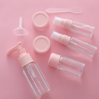 

Travel-Size Bottle Set Refillable Plastic Transparent Blank Travel Container Suitable for Toiletries Or Lotion