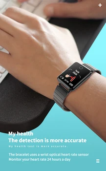 

1.55 inch V6T Smart Watch Temperature Measurement Smart Bracelet Heart Rate Monitoring Sports Tracker Waterproof Watches