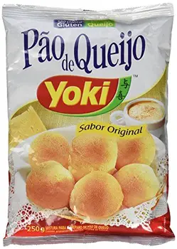

Cheese Bread Mix - Mistura para PÌ£o de Queijo - Yoki - 8.80 oz (250g) - GLUTEN-FREE - (PACK OF 04)