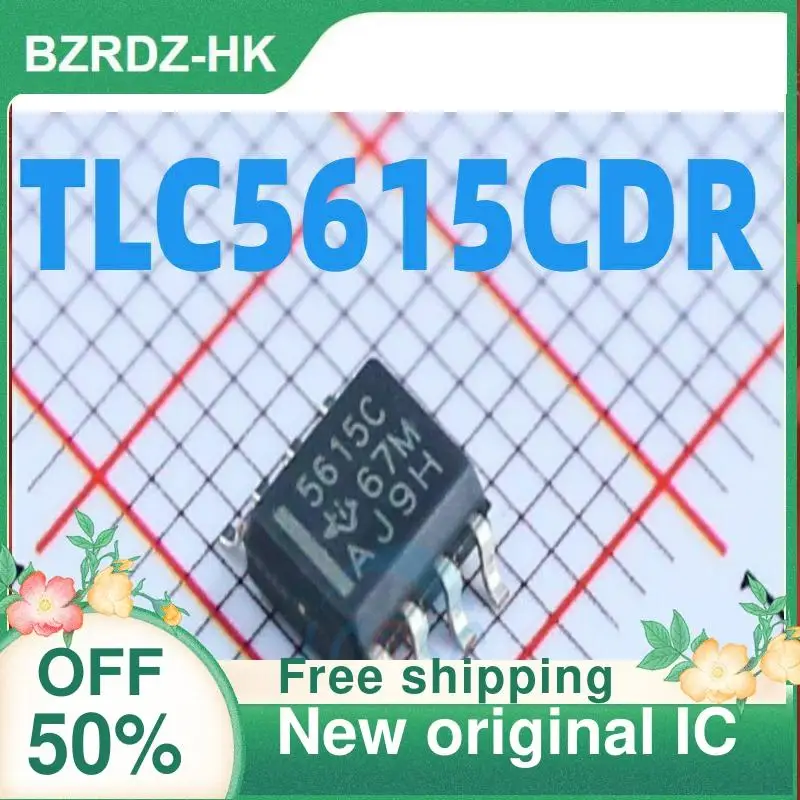 

5 шт., TLC5615C 5615C TLC5615CDR 5615I tlc5615чарз, новый оригинальный IC
