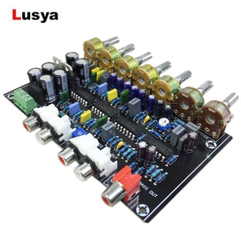 

Hifi Preamp Amplifier Tone Board 7 Band Audio Balanced Tuner Board 2.1 Sound Source Professor Board Dual AC 9-15v T1291