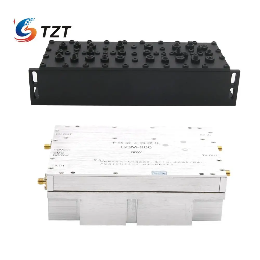 TZT Gsm9160 RF усилитель мощности GSM900MHZ 80 Вт с четырехпортовым Duplexer фидерной линией