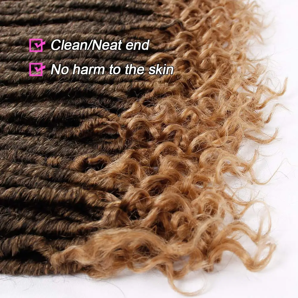 Богиня искусственные локоны в стиле Crochet косы 16 20 дюймов мягкого ...