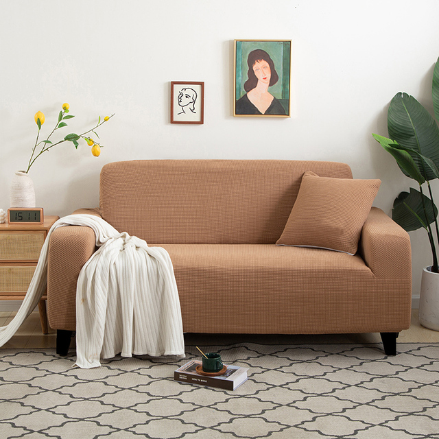 Stretch Sofa Covers for Living Room Thick Elastic Sofa Slipcover Sectional Couch Cover Furniture Protector 1/2/3/4 Seat