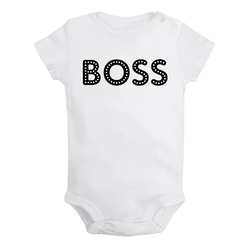 Забавная Одежда для маленьких мальчиков и девочек 100% г. battery Mini Boss Ctrl + c комбинезон