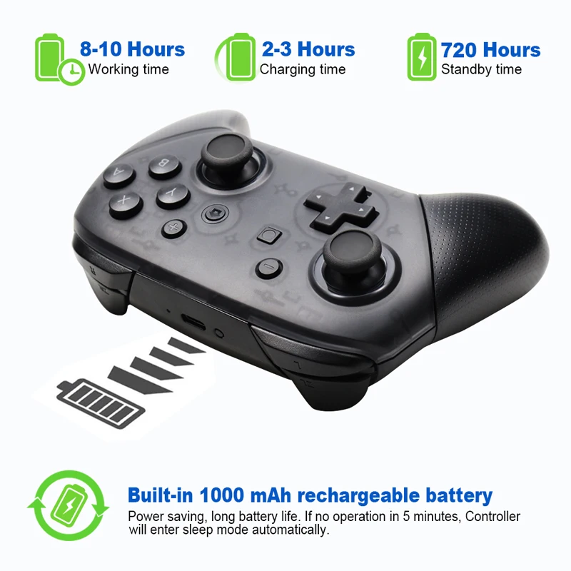 Bluetooth Wireless Controller Gamepad For Switch Pro Compatible Nintendo Switch For NS Console Joystick Wireless Control