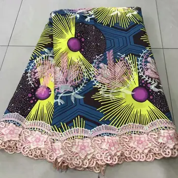 

Pretty Weding/Party African Real Wax Cord Lace Fabric For Making Dress ZQL10(6Yards/Lot)